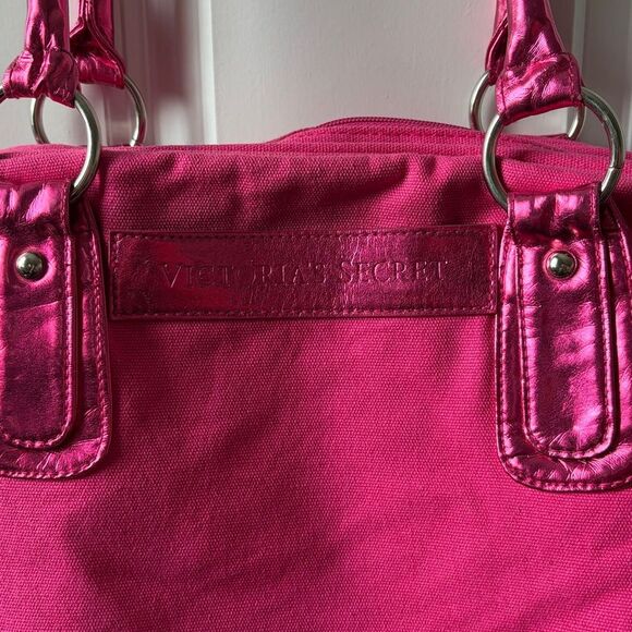 Victoria’s Secret Pink Metallic Bag Tote - Picture 2 of 4